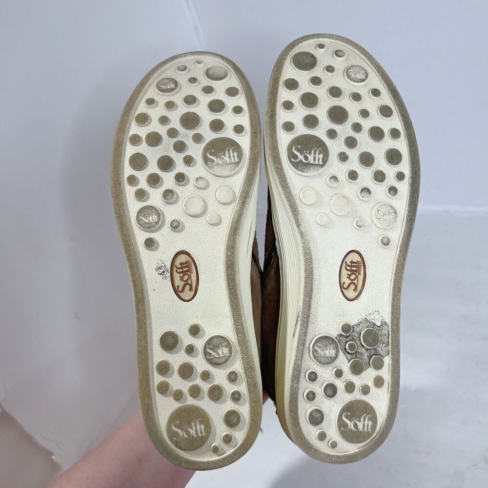 Sofft Britton li Brown Suede Leather Slip on Sneakers Women's Size 7.5 - Picture 4 of 8